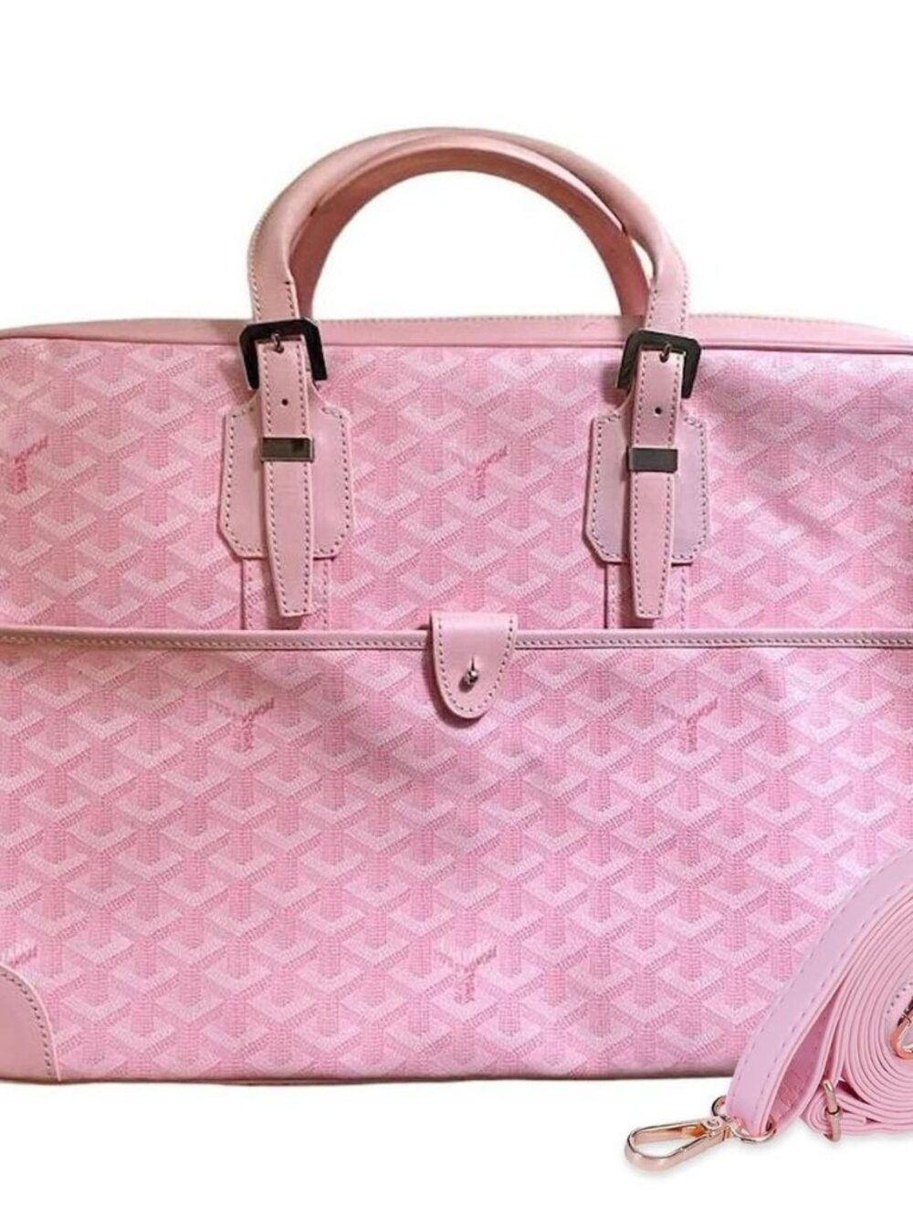 Goyard Ambassade MM Briefcase Pink Sakura